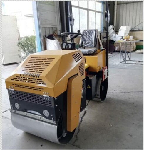 TYPHON Fury 1 Ton Vibratory Compactor in use.