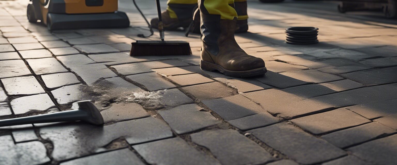 Maintaining paving tools