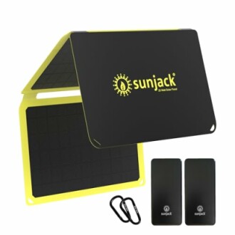 SunJack 25 Watt Foldable IP67 Waterproof ETFE Monocrystalline Solar Panel